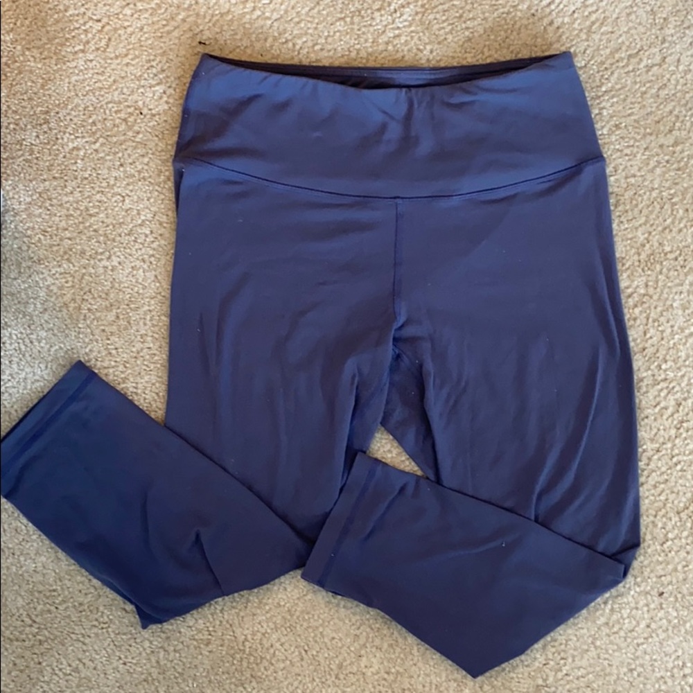 Purple Cropped Leggings